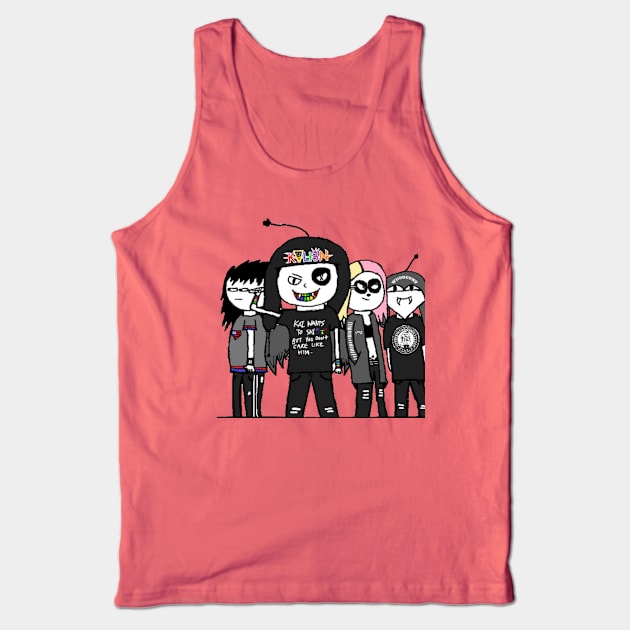 W3IRD GVNG ''SELF PORTRAIT'' Tank Top by KVLI3N